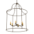 Meyda Tiffany 6 Light 42" Wide Taper Candle Pendant Wrought Iron