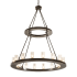 Meyda Tiffany Loxley 16 Light 48" Wide Ring Chandelier Timeless Bronze