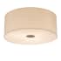 Meyda Tiffany Cilindro 3 Light 30" Wide Semi-Flush Drum Ceiling Fixture - Nickel Finish Nickel