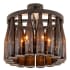 Meyda Tiffany Tuscan Vineyard 5 Light 19" Wide Ring Chandelier N/A