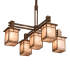 Meyda Tiffany Roylance 5 Light 36" Wide Chandelier Antique Copper