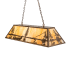Meyda Tiffany 6 Light 48" Wide Billiard Linear Pendant Antique Copper