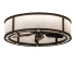 Meyda Tiffany Smythe Craftsman 30" 5 Blade Indoor LED Ceiling Fan Bronze