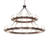 Meyda Tiffany Noziroh Ring 40 Light 72" Wide Ring Chandelier Bronze