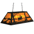 Meyda Tiffany 6 Light 33" Wide Billiard Linear Pendant N/A