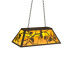 Meyda Tiffany 6 Light 33" Wide Billiard Linear Pendant Oil Rubbed Bronze