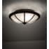 Meyda Tiffany Commerce 3 Light 16" Wide Semi-Flush Bowl Ceiling Fixture Bronze
