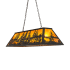 Meyda Tiffany 6 Light 48" Wide Billiard Linear Pendant N/A