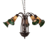 Meyda Tiffany Stained Glass 7 Light 24" Wide Chandelier Mahogany Bronze
