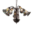 Meyda Tiffany Stained Glass 7 Light 26" Wide Chandelier Mahogany Bronze