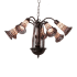 Meyda Tiffany Stained Glass 7 Light 26" Wide Chandelier Mahogany Bronze
