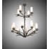 Meyda Tiffany Winter Solstice 12 Light 42" Wide Chandelier Antique Copper / Burnished