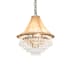 Meyda Tiffany 3 Light 18" Wide Crystal Pendant Antique Brass