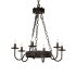 Meyda Tiffany Edinburgh 6 Light 24" Wide Taper Candle Style Chandelier N/A