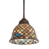 Meyda Tiffany 8" Wide Mini Pendant Mahogany Bronze