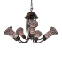 Meyda Tiffany Stained Glass 7 Light 24" Wide Chandelier Mahogany Bronze
