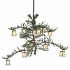 Meyda Tiffany Valley View 12 Light 52" Wide Chandelier with Iridescent Glass Shades Antique Copper