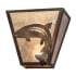 Meyda Tiffany 2 Light 13" Tall Wall Sconce Antique Copper / Burnished