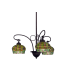 Meyda Tiffany Jeweled Basket 3 Light 26" Wide Chandelier with Tiffany Glass Shade Tiffany Glass