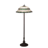 Meyda Tiffany 3 Light 62" Tall Torchiere Floor Lamp Mahogany Bronze