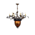 Meyda Tiffany Greenbriar Oak 6 Light 36" Wide Taper Candle Chandelier N/A