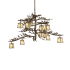 Meyda Tiffany Pine Branch Valley View 12 Light 36" Wide Chandelier Antique Copper