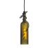 Meyda Tiffany 3" W Tuscan Vineyard Lighthouse Wine Bottle Mini Pendant Green