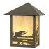 Meyda Tiffany 11" Tall Wall Sconce Craftsman Brown