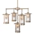 Meyda Tiffany Fulton Winter Pine 5 Light 29" Wide Chandelier Antique