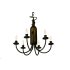 Meyda Tiffany Tuscan Vineyard 6 Light 18" Wide Taper Candle Chandelier N/A
