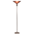 Meyda Tiffany 69" Tall Torchiere Floor Lamp Nickel