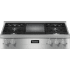Miele 36 Inch Wide 4 Burner Natural Gas Rangetop with Dishwasher Safe Grates and Griddle Stainless Steel