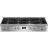 Miele 48 Inch Wide 8 Burner Liquid Propane Rangetop with Dishwasher Safe Grates Stainless Steel