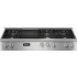 Miele 48 Inch Wide 6 Burner Natural Gas Rangetop with Dishwasher Safe Grates and Griddle Stainless Steel