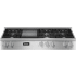 Miele 48 Inch Wide 6 Burner Natural Gas Rangetop with Infrared Griddle Clean Touch Steel