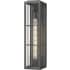 Millennium Lighting Jaxson 18" Tall Outdoor Wall Sconce with Seedy Glass Shade - ADA Compliant Powder Coated Black
