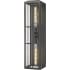 Millennium Lighting Jaxson 2 Light 24" Tall Outdoor Wall Sconce with Seedy Glass Shade - ADA Compliant Powder Coated Black