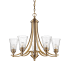 Millennium Lighting Natalie 5 Light 28" Wide Chandelier Heirloom Bronze