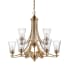 Millennium Lighting Natalie 9 Light 32" Wide Chandelier Heirloom Bronze