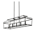 Millennium Lighting Nellita 5 Light 34" Wide Linear Chandelier Matte Black