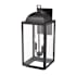 Millennium Lighting Beaufort 2 Light 23" Tall Outdoor Wall Sconce Powder Coated Black