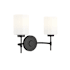 Millennium Lighting Keylee 2 Light 16" Wide Vanity Light Matte Black