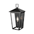 Millennium Lighting Munger 14" Tall Outdoor Wall Sconce Powder Coated Black