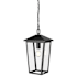Millennium Lighting Munger 10" Wide Outdoor Mini Pendant Powder Coated Black
