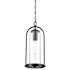 Millennium Lighting Luxio 9" Wide Outdoor Mini Pendant Powder Coated Black