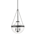 Millennium Lighting Clarra 3 Light 16" Wide Pendant Matte Black