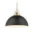 Millennium Lighting Artistan 18" Wide Pendant Vintage Brass / Matte Black