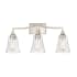 Millennium Lighting Caily 3 Light 24" Wide Bathroom Vanity Light Brushed Nickel