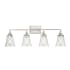 Millennium Lighting Caily 4 Light 33" Wide Bathroom Vanity Light Brushed Nickel