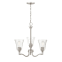 Millennium Lighting Caily 3 Light 21" Wide Chandelier Brushed Nickel
